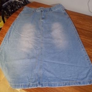 SHEIN long denim skirt L
